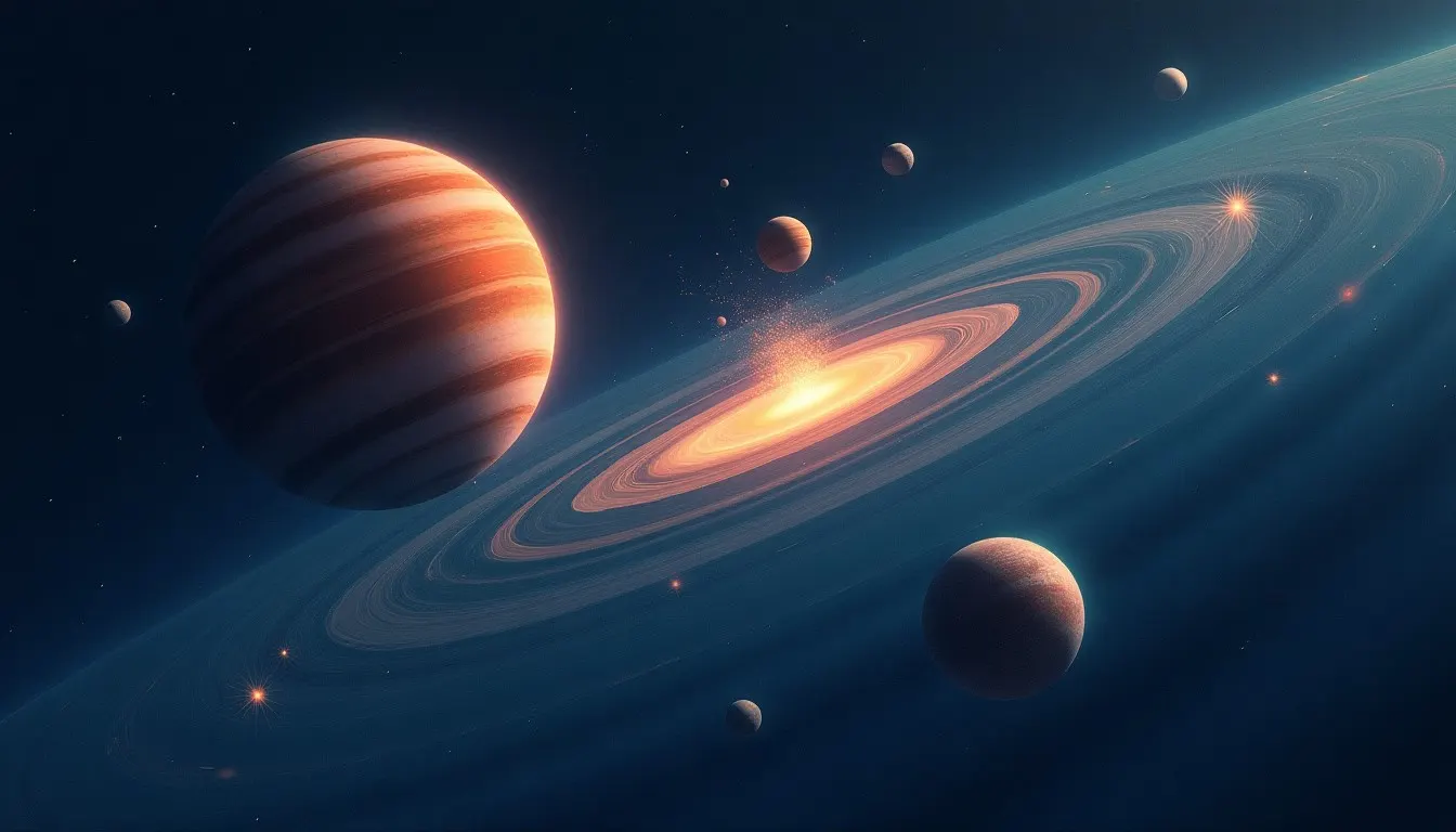 Jupiter und Saturn könnten früher aus dem Sonnensystem fliegen